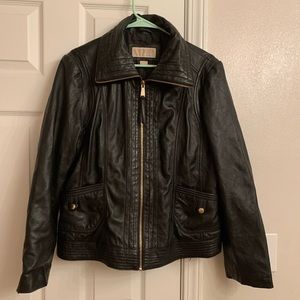 Women’s Michael Kors Size XL Black Leather Jacket